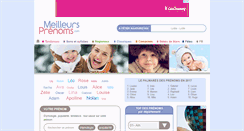 Desktop Screenshot of meilleursprenoms.com